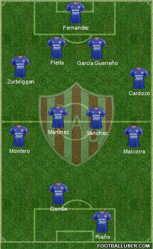 Unión de Santa Fe Formation 2015