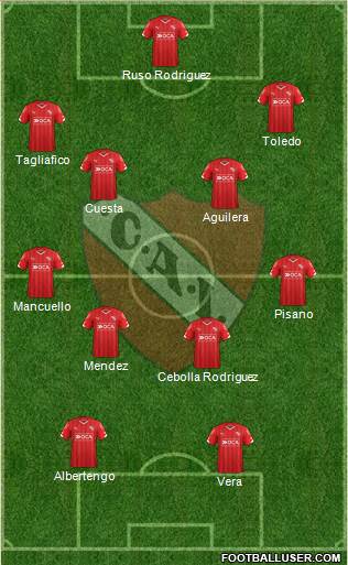 Independiente Formation 2015