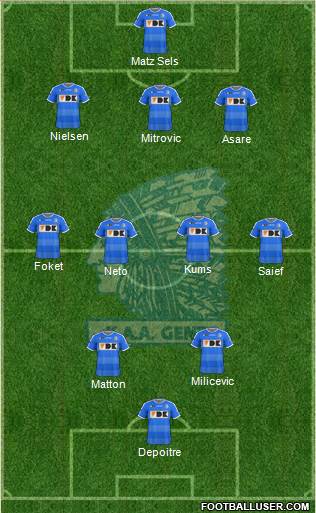 KAA Gent Formation 2015