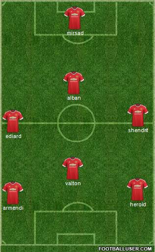 Manchester United Formation 2015