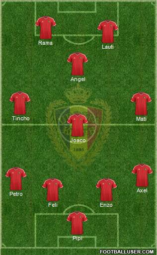 Belgium Formation 2015