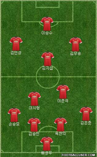 Manchester United Formation 2015