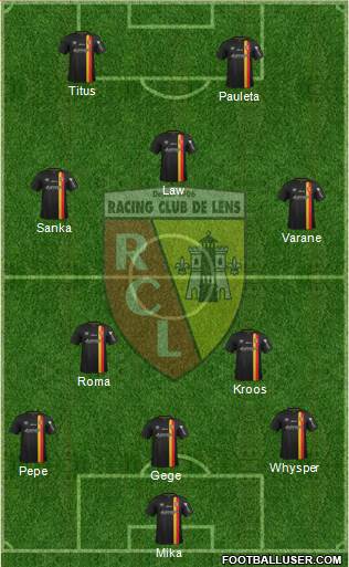 Racing Club de Lens Formation 2015