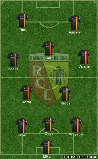 Racing Club de Lens Formation 2015