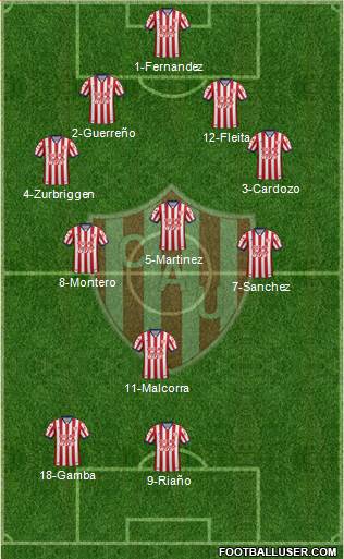 Unión de Santa Fe Formation 2015