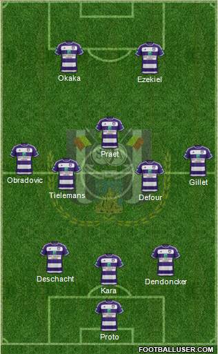 RSC Anderlecht Formation 2015