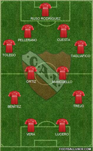 Independiente Formation 2015