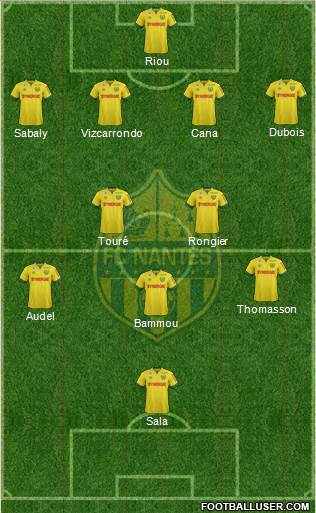 FC Nantes Formation 2015
