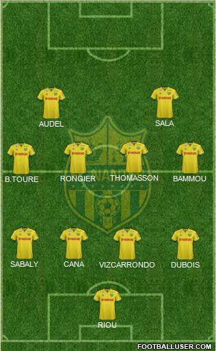 FC Nantes Formation 2015
