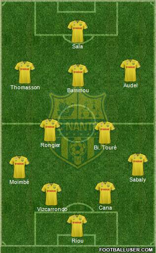 FC Nantes Formation 2015