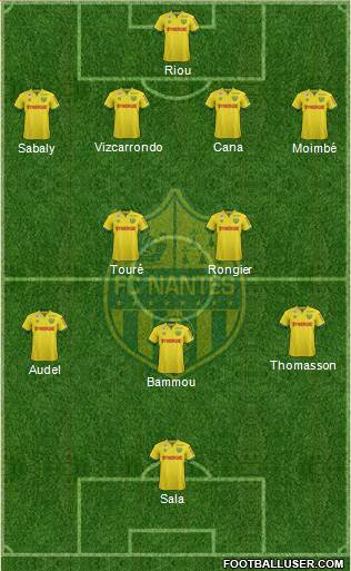 FC Nantes Formation 2015