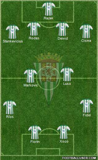 Córdoba C.F., S.A.D. Formation 2015