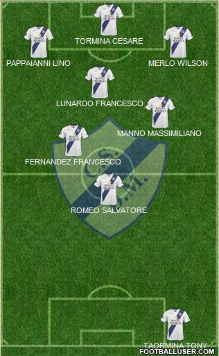 Deportivo Merlo football formation