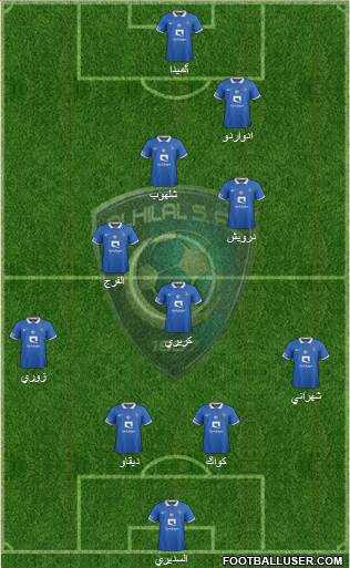 Al-Hilal (KSA) Formation 2015