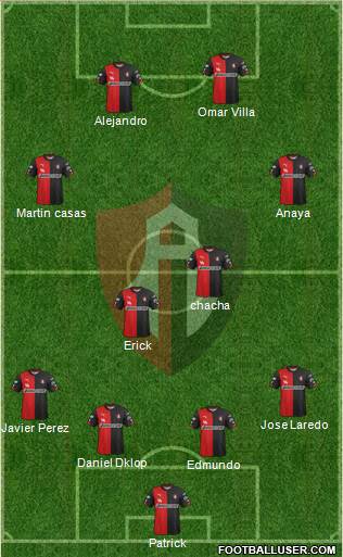 Club Deportivo Atlas Formation 2015