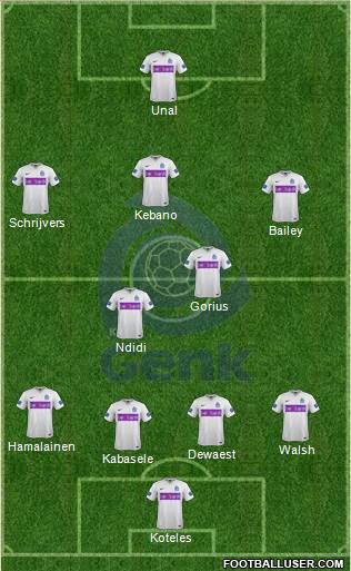 K Racing Club Genk Formation 2015