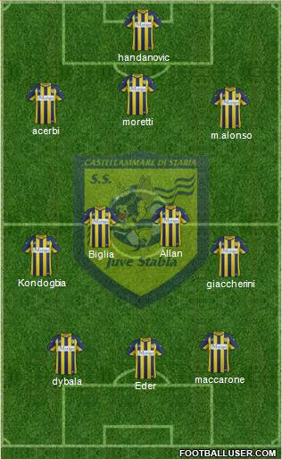 Juve Stabia Formation 2015