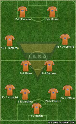 Institución Atlética Sud América Formation 2015