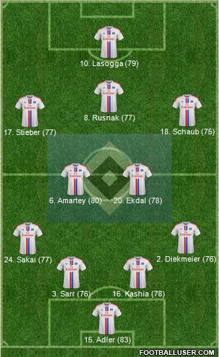 Hamburger SV Formation 2015