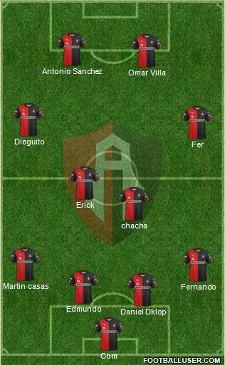 Club Deportivo Atlas Formation 2015