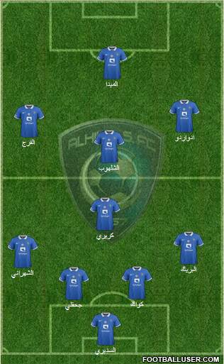 Al-Hilal (KSA) Formation 2015