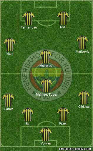 Fenerbahçe SK Formation 2015