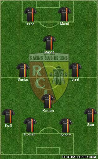 Racing Club de Lens Formation 2015
