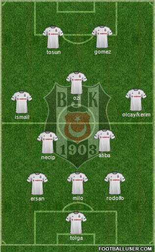 Besiktas JK Formation 2015