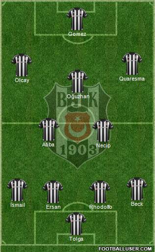 Besiktas JK Formation 2015