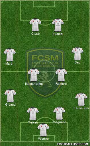 FC Sochaux-Montbéliard Formation 2015
