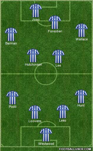 Sheffield Wednesday Formation 2015