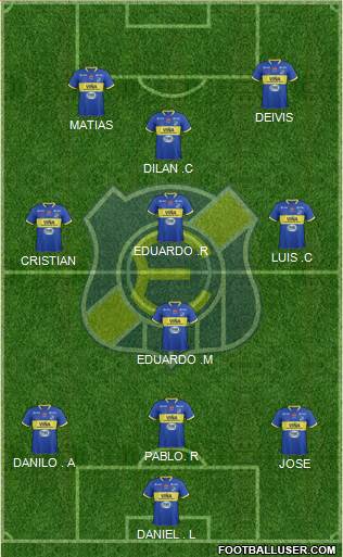 CD Everton de Viña del Mar S.A.D.P. Formation 2015