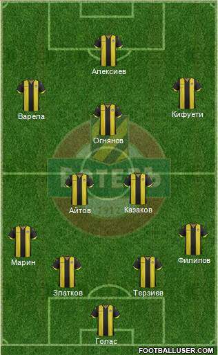 Botev (Plovdiv) Formation 2015