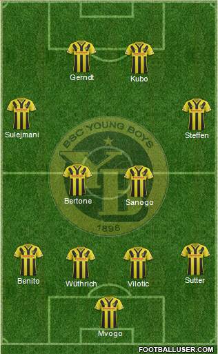 BSC Young Boys Formation 2015