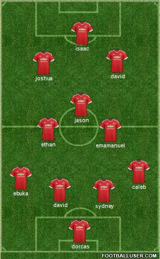 Manchester United Formation 2015