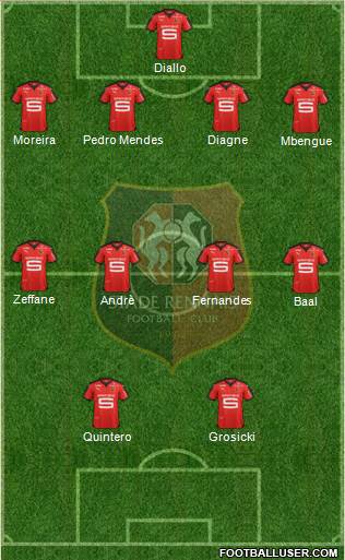 Stade Rennais Football Club Formation 2015