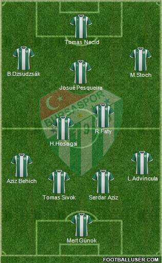 Bursaspor Formation 2015