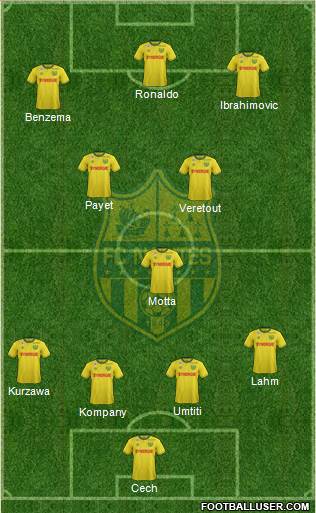 FC Nantes Formation 2015