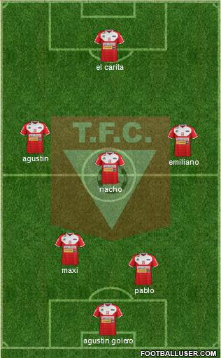 Tacuarembó Fútbol Club Formation 2015
