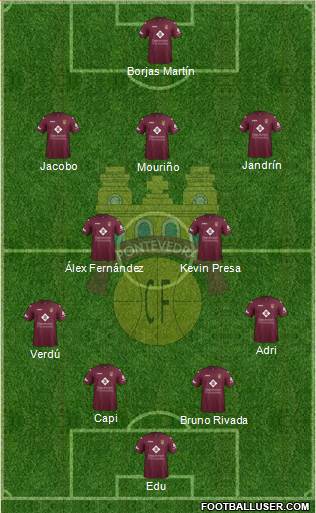 Pontevedra C.F. Formation 2015