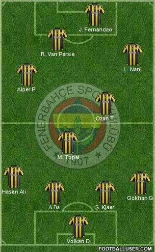 Fenerbahçe SK Formation 2015