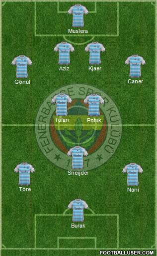Fenerbahçe SK Formation 2015