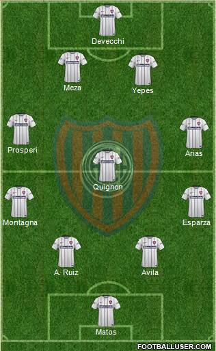 San Lorenzo de Almagro Formation 2015