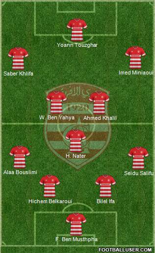 Club Africain Tunis Formation 2015