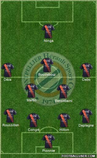 Montpellier Hérault Sport Club Formation 2015