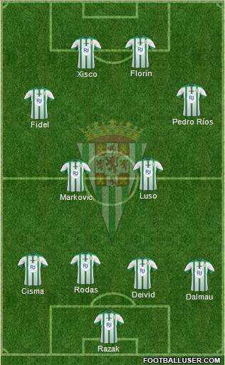 Córdoba C.F., S.A.D. Formation 2015