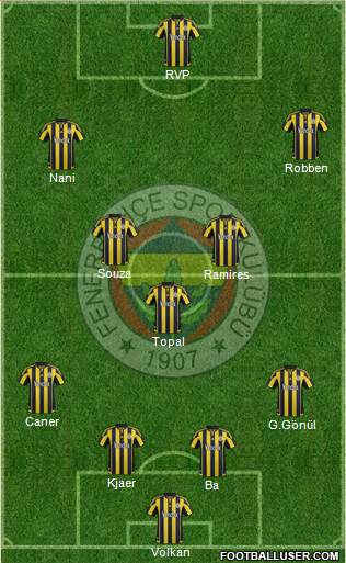 Fenerbahçe SK Formation 2015
