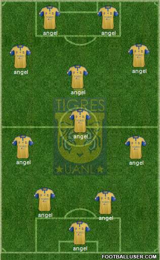 Club Universitario de Nuevo León Formation 2015