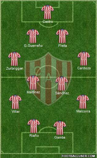 Unión de Santa Fe Formation 2015