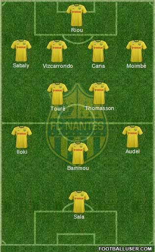 FC Nantes Formation 2015